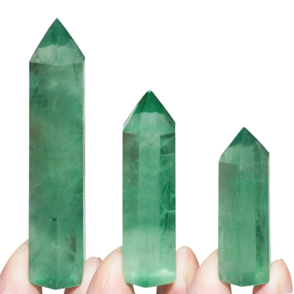 4-7cm Natural Crystal Point Column Energy Purification Reiki Healing Stone for Meditation Mindful Relaxation Home Decor Gift