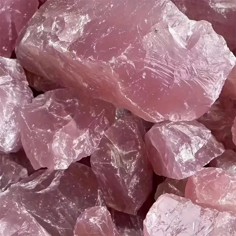 Big Natural Rose Quartz Stone Raw Crystals Stones Healing Mineral Specimen Rock Raw Rough Quartz Pink Crystal Gemstones
