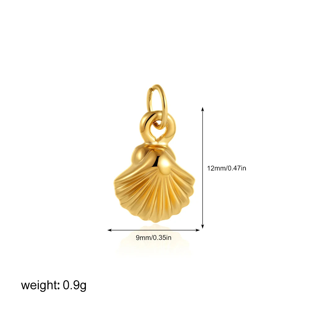 Exquisite Waterproof Moon Star Sun Evil Eyes Pendant for Women Charms Gold Color DIY Accessories Stainless Steel Jewelry