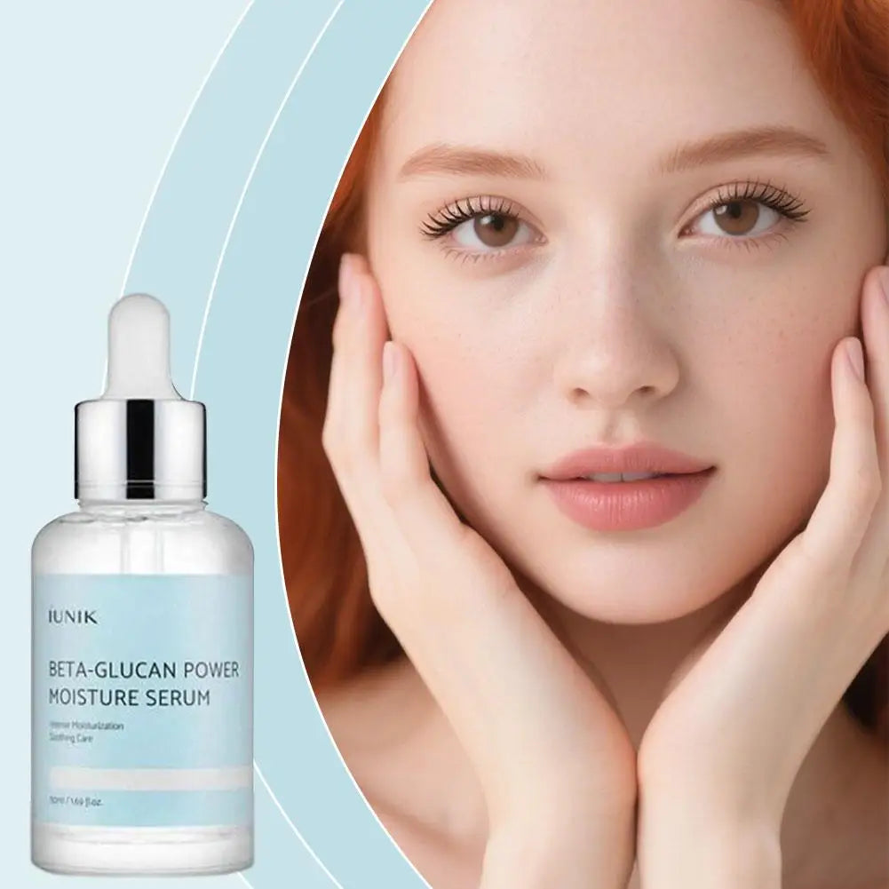 IUNIK Vegan Serum Beta-Glucan Deeply Hydrating Moisturizing Firming Brightening Improves Dullness And Sagging Reduces Fine Lines