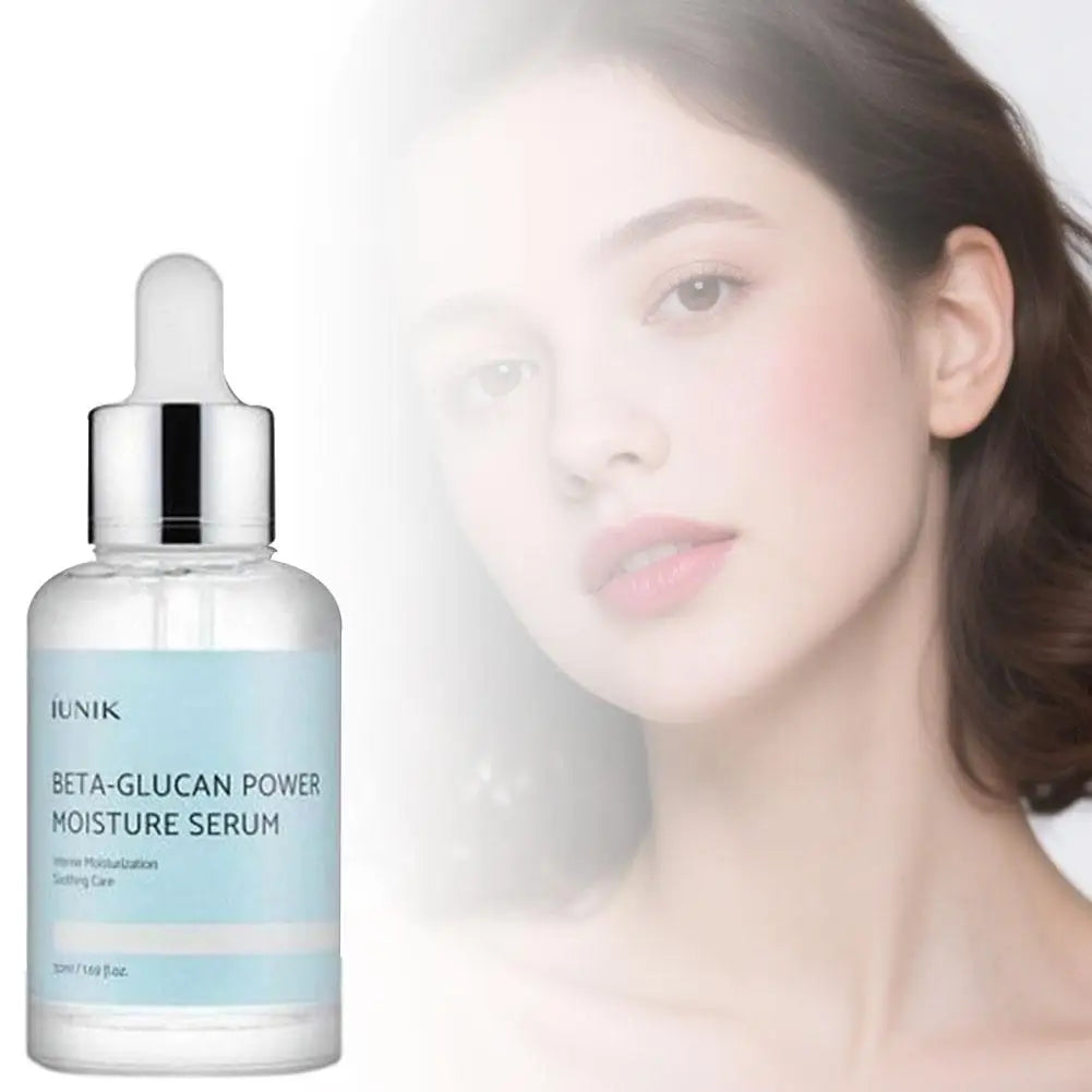 IUNIK Vegan Serum Beta-Glucan Deeply Hydrating Moisturizing Firming Brightening Improves Dullness And Sagging Reduces Fine Lines