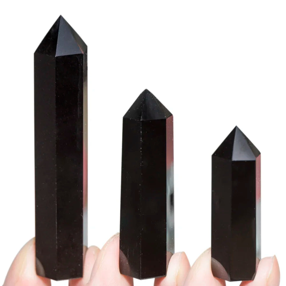 4-7cm Natural Crystal Point Column Energy Purification Reiki Healing Stone for Meditation Mindful Relaxation Home Decor Gift