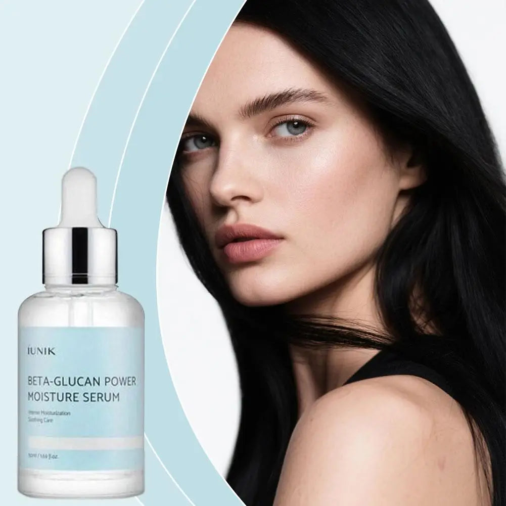 IUNIK Vegan Serum Beta-Glucan Deeply Hydrating Moisturizing Firming Brightening Improves Dullness And Sagging Reduces Fine Lines