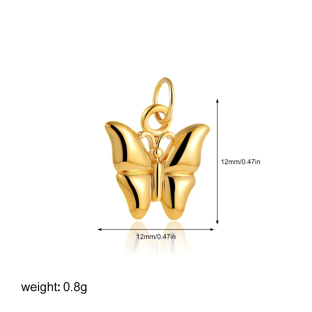 Exquisite Waterproof Moon Star Sun Evil Eyes Pendant for Women Charms Gold Color DIY Accessories Stainless Steel Jewelry